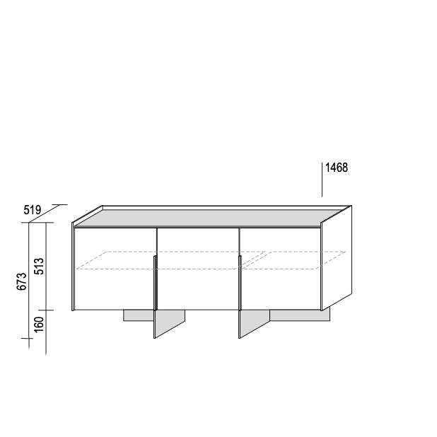 Katana Sideboard – Dall'Agnese | Italian Craftsmanship & Modern Design