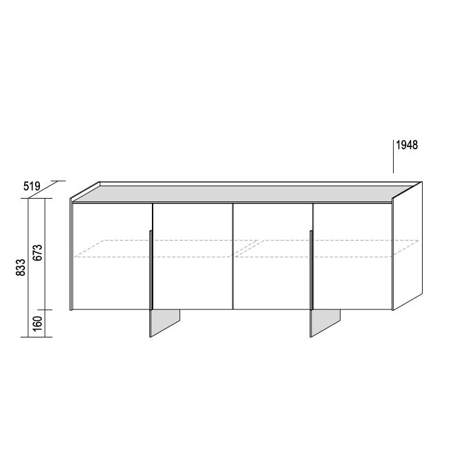 Katana Sideboard – Dall'Agnese | Italian Craftsmanship & Modern Design
