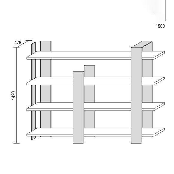 Kyoto Bookcase by Dall'Agnese
