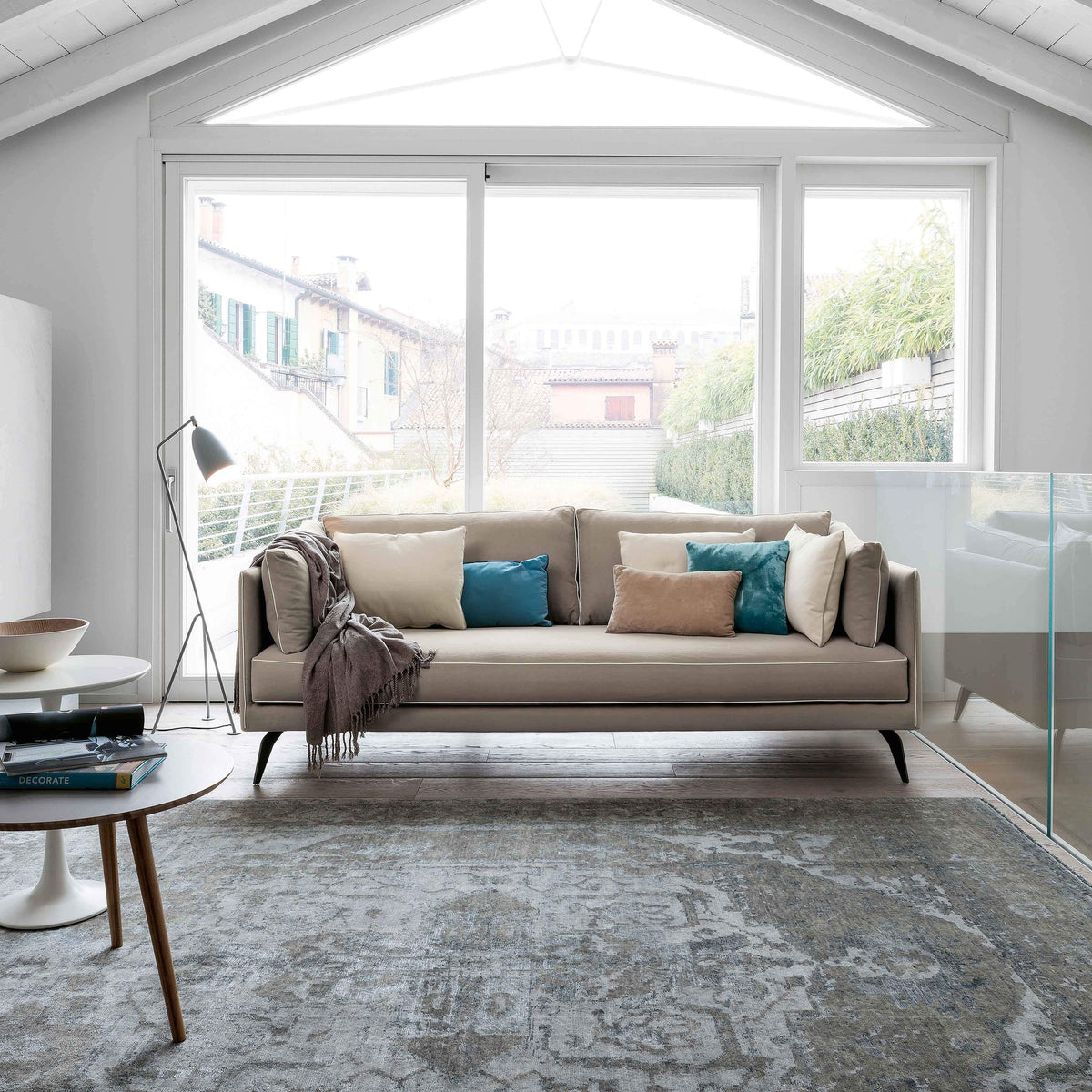 Milton contemporary Italian designer sofa by Dall'Agnese
