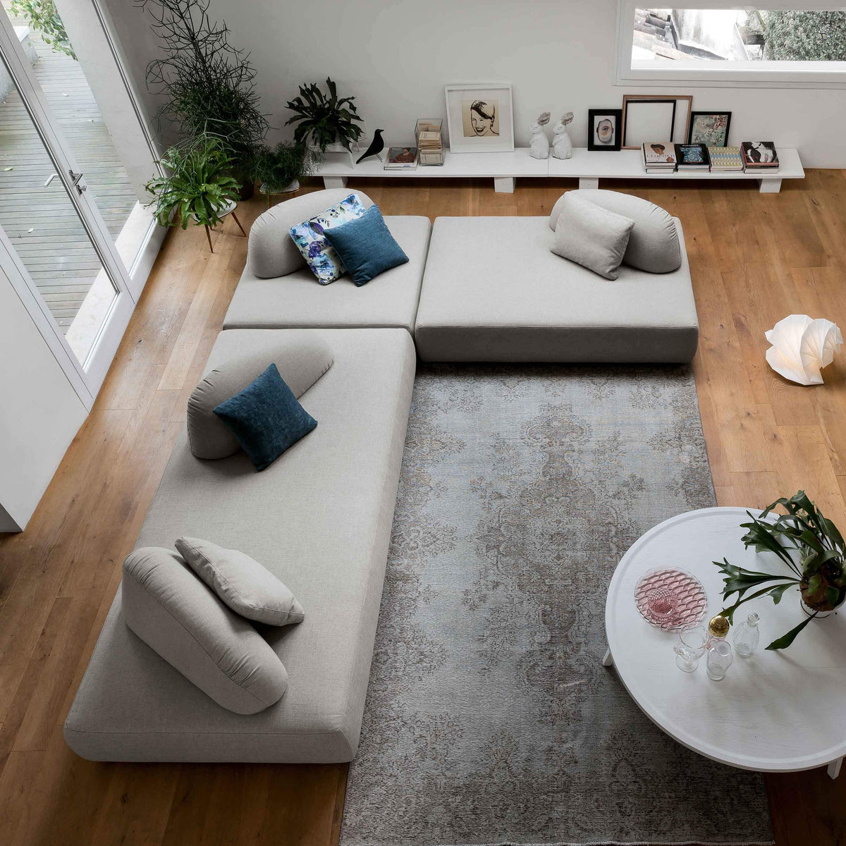 Play compoundable modern sectional sofa by Dall'Agnese