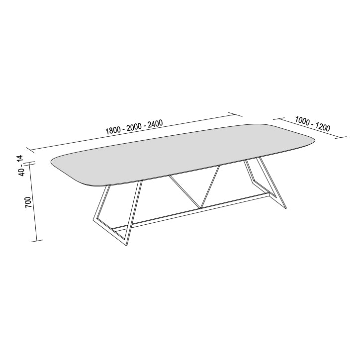 Radar Dining Table – Dall'Agnese | Italian Craftsmanship & Modern Elegance