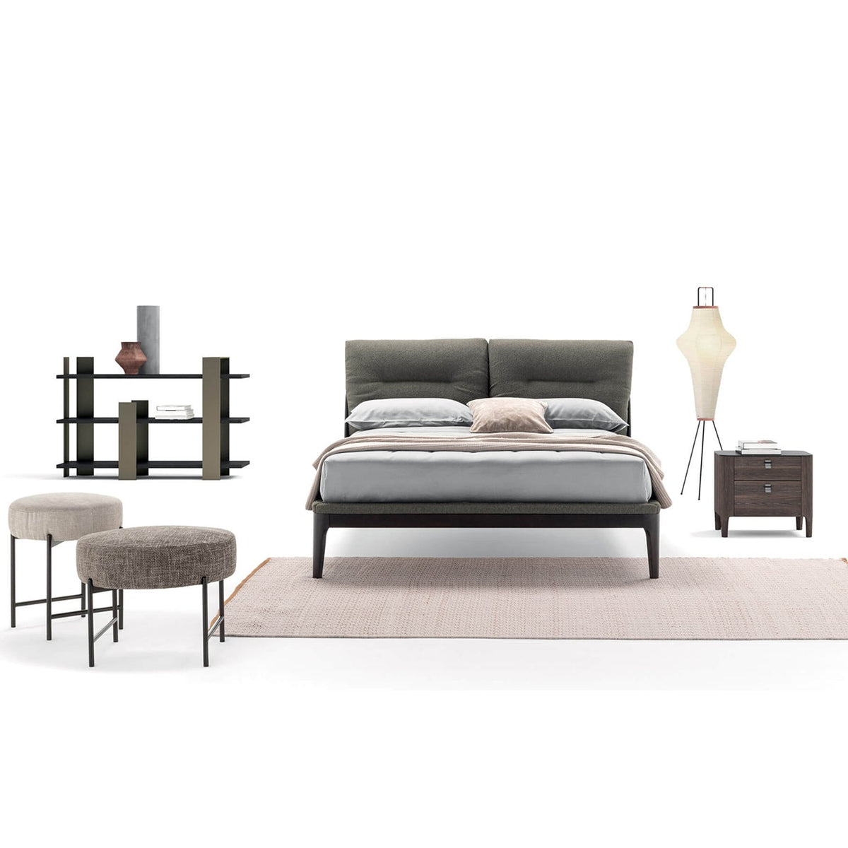 Settanta Centrepiece Double Bed