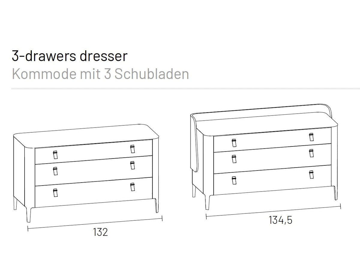 Settanta chest of drawers by Dall'Agnese