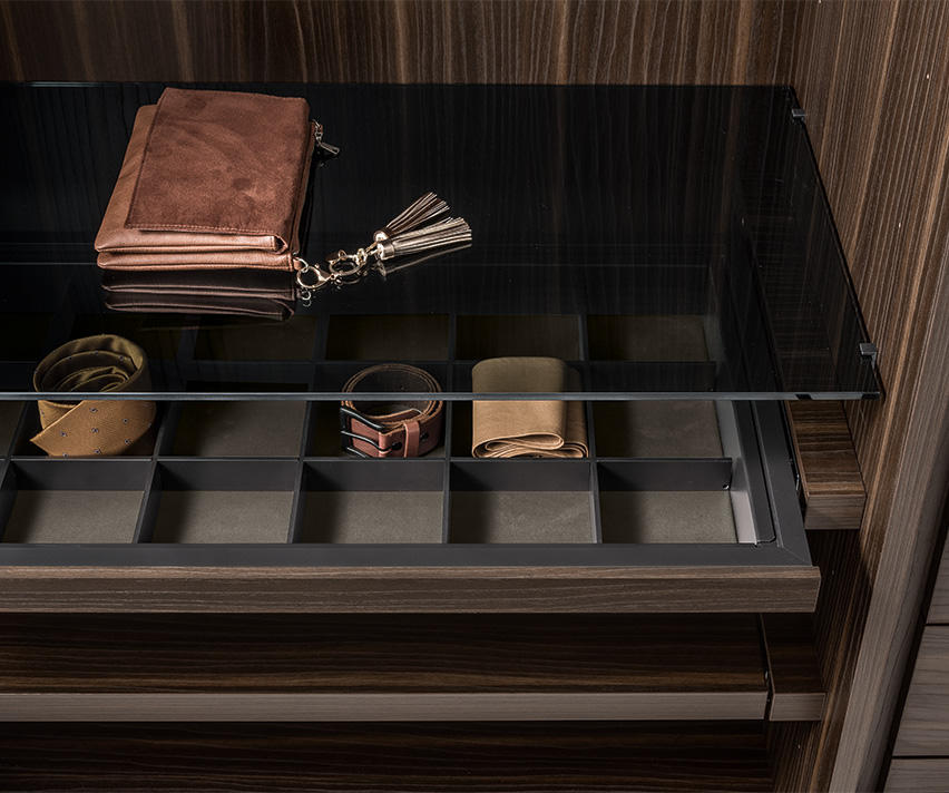 Emotion Up Simply Wardrobe with Matt Lacquered Hinged Doors