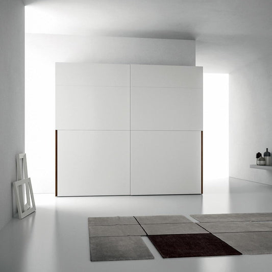 Emotion Up Wardrobe with Sliding Green Doors
