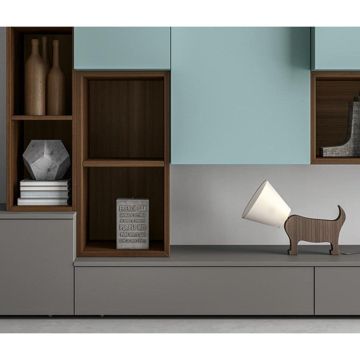 Slim 87 Contemporary TV Media Unit by Dall'Agnese