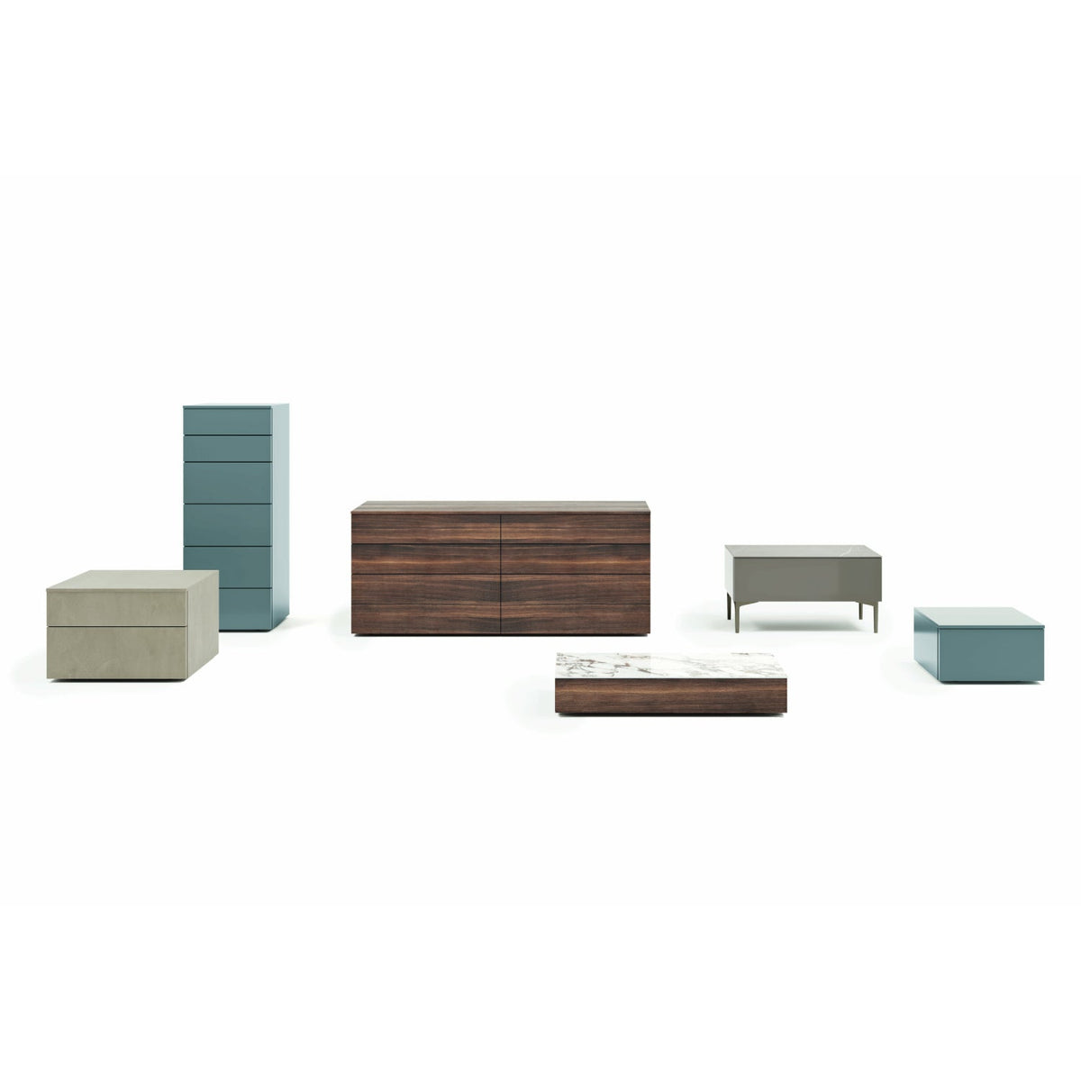 Slim Chest of Drawers By Dall'Agnese