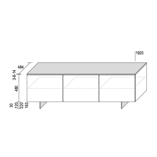 Slim Sideboard – Dall'Agnese | Modern Italian Storage & Elegance