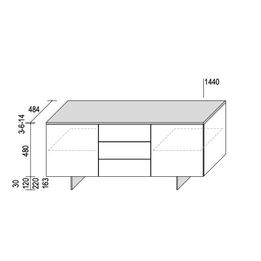 Slim Sideboard – Dall'Agnese | Modern Italian Storage & Elegance