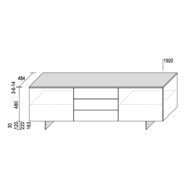 Slim Sideboard – Dall'Agnese | Modern Italian Storage & Elegance