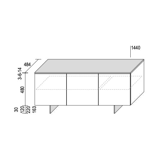 Slim Sideboard – Dall'Agnese | Modern Italian Storage & Elegance