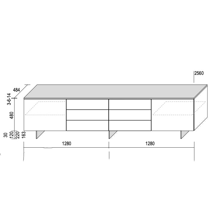 Slim Sideboard – Dall'Agnese | Modern Italian Storage & Elegance