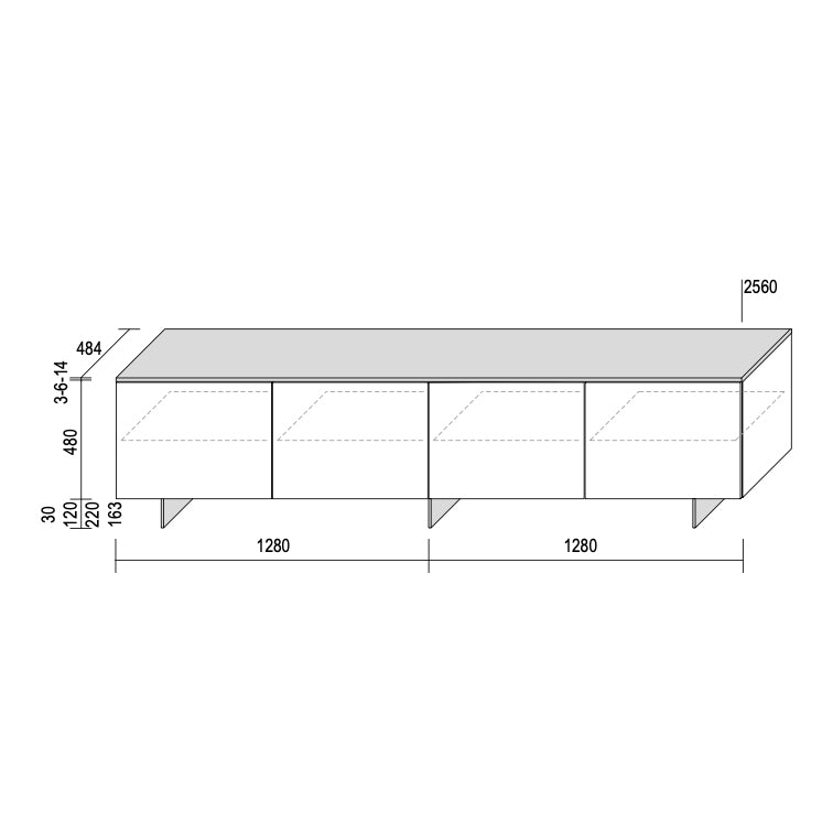Slim Sideboard – Dall'Agnese | Modern Italian Storage & Elegance