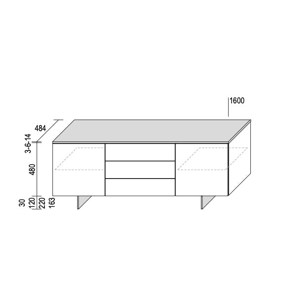 Slim Sideboard – Dall'Agnese | Modern Italian Storage & Elegance