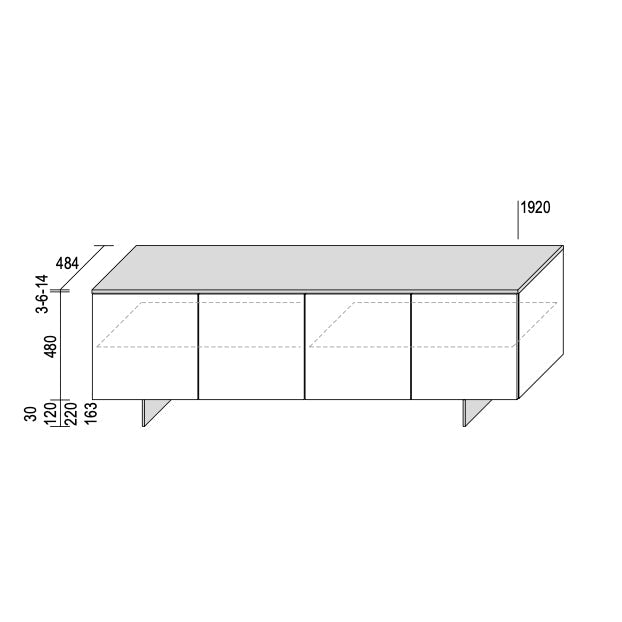 Slim Sideboard – Dall'Agnese | Modern Italian Storage & Elegance