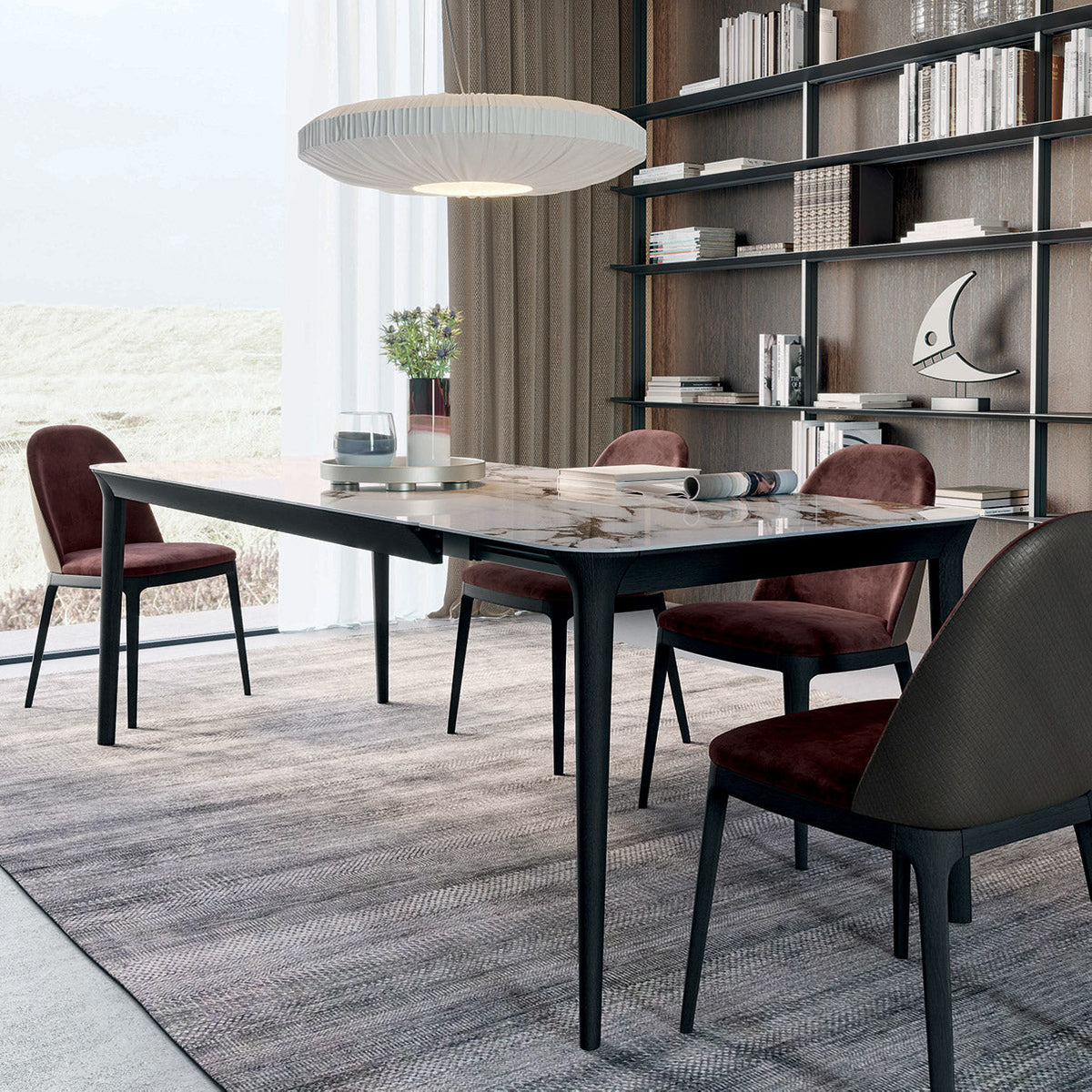 Smooth Extendable Dining Table by Dall'Agnese