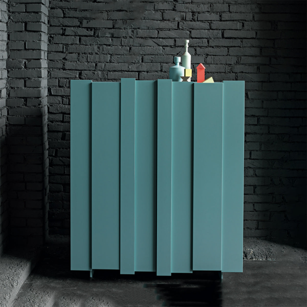 Stripe Tall Storage Unit by Dall'Agnese
