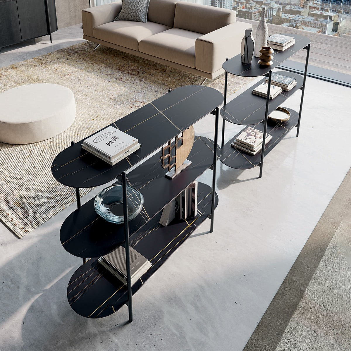 Supernova Ceramic Bookcase by Dall'Agnese