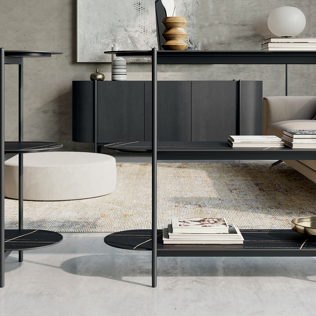 Supernova Ceramic Bookcase by Dall'Agnese